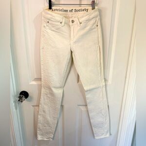 Sz 28 Articles of society white skinny jean